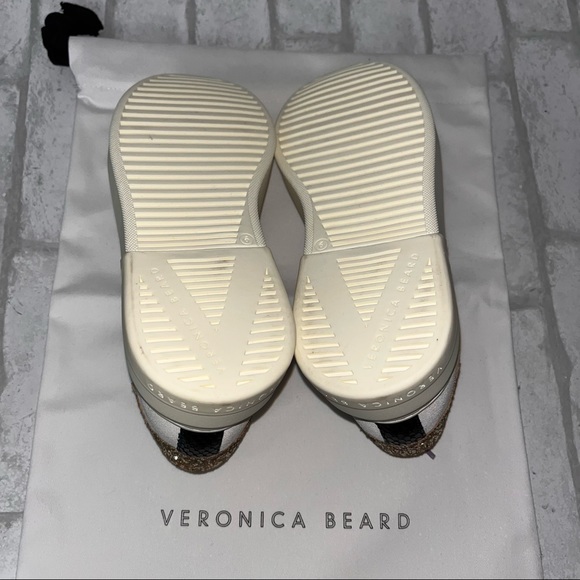 NWT VERONICA BEARD Geri Colorblock Leather & Suede Sneakers size 6.5 - Picture 12 of 13